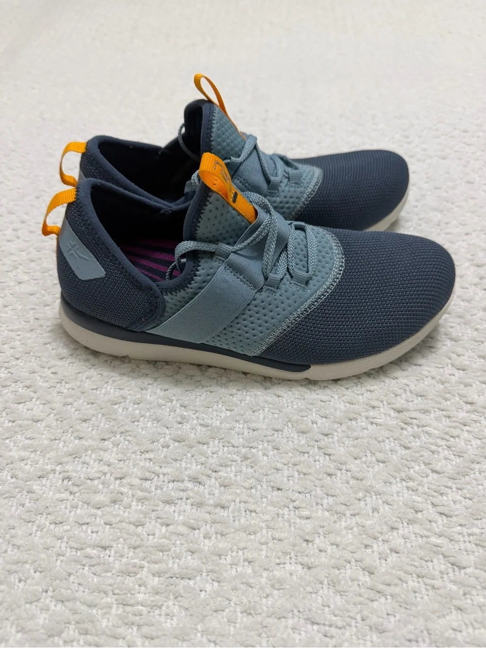 Kuru Ellie Blue Slip On Mesh Comfort Shoes Women’s Size 8.5